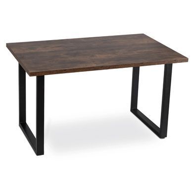 Стіл кухонний MEBEL ELITE GLOS 135х80 см Дуб рустик