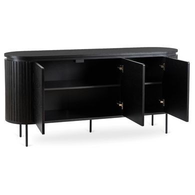 Комод MEBEL ELITE BECK 160 см Чорний