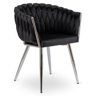 Обеденный стул MEBEL ELITE SORELLA Welur Черный