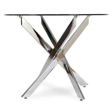 Стол MEBEL ELITE SALLO 110 см Хром