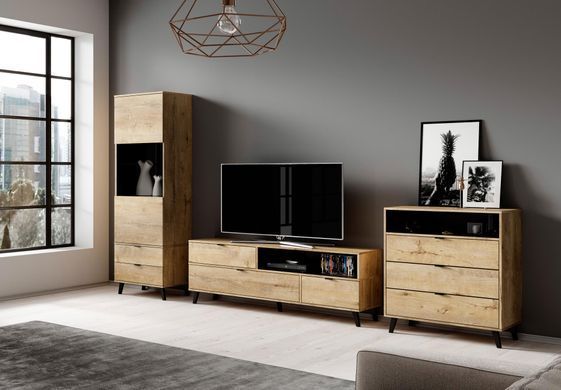 Стеллаж Nest W-2 Дуб Лефкас 60х45 см HALMAR