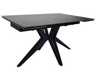 Стіл INTARSIO VINCENT CERAMIC 140(200)*90 Графіт мат/Чорний