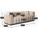 Диван MEBEL ELITE MODERNO 3S Кремовый
