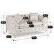 Диван MEBEL ELITE SORRENTO 2S Кремовий