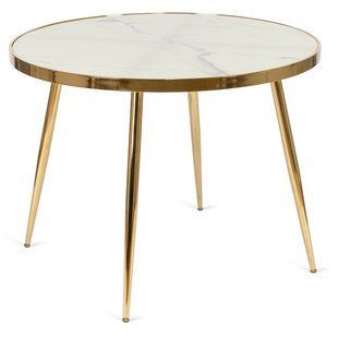 Стол MEBEL ELITE TINGA Marmur Белый