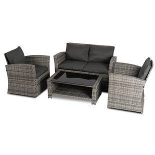 Комплект садовой мебели MEBEL ELITE DOVER Серый