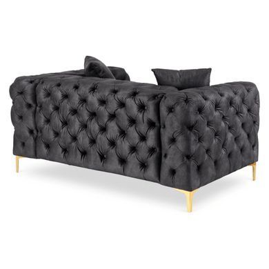 Диван MEBEL ELITE SORRENTO 2S Чорний