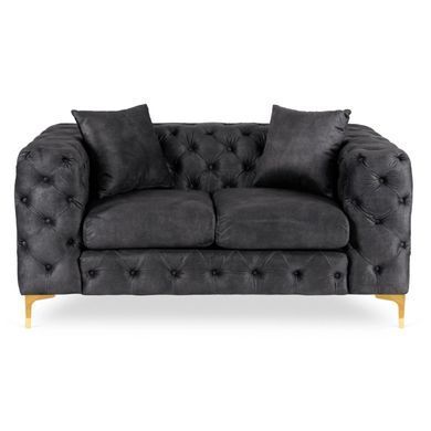 Диван MEBEL ELITE SORRENTO 2S Чорний