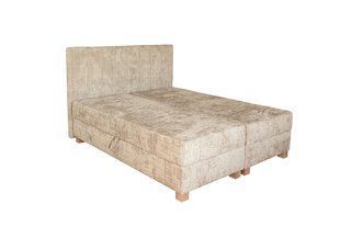 Кровать HALMAR LARGO со встроенным матрасом и подъемным механизмом 160x200см бежевый