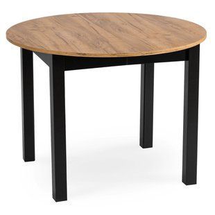 Стол MEBEL ELITE JAMES 102 (222)*102 см Дуб крафт
