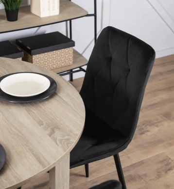 Стіл кухонний розкладний MEBEL ELITE HARRY 102-142х102 см дуб сонома