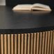 Журнальный стол MEBEL ELITE Miracle 60 см Черный / Золотой