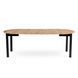 Стол MEBEL ELITE JAMES 102 (222)*102 см Дуб крафт