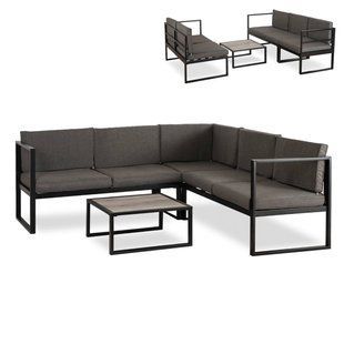 Комплект садовой мебели MEBEL ELITE VERMONT Серый