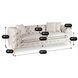Диван MEBEL ELITE SORRENTO 3S Welur Кремовый