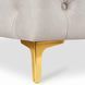 Диван MEBEL ELITE SORRENTO 3S Welur Кремовый