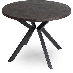 Раскладной обеденный стол MEBEL ELITE LUGO 90(190)* 76 см Черный