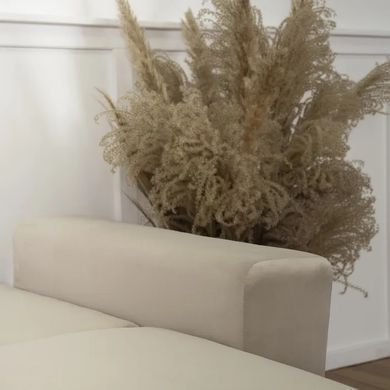 Кутовий диван лівий оксамитовий MEBEL ELITE MATEO Velvet 248 см бежевий