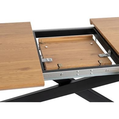 Стіл розкладний MEBEL ELITE HAMILTON 160-200х90 см Золотий дуб
