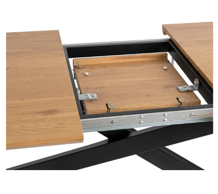 Стіл розкладний MEBEL ELITE HAMILTON 160-200х90 см Золотий дуб