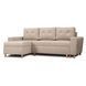Кутовий диван лівий оксамитовий MEBEL ELITE MATEO Velvet 248 см бежевий