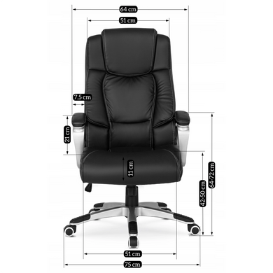 Офисное кресло MEBEL ELITE BRAVO Черный