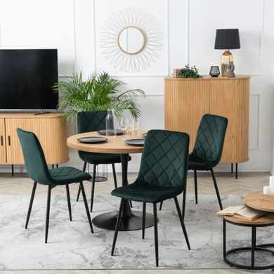 Стілець MEBEL ELITE FORIS Зелений Velvet