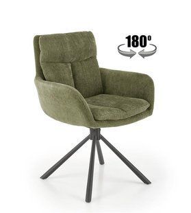 Крісло поворотне K-495 Оливковий HALMAR