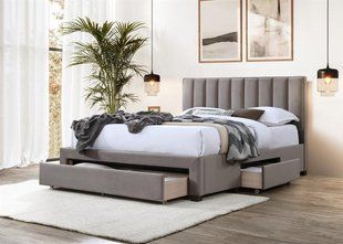 Кровать Grace Бежевая 160х200 см HALMAR