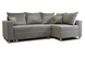 Угловой диван бархатный MEBEL ELITE MARKUS Velvet 238 см серый (правый)
