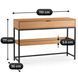 Консоль MEBEL ELITE RUBY 110 см Дуб