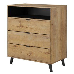 Комод Nest KM-2 Дуб лефкас 80x80 см HALMAR