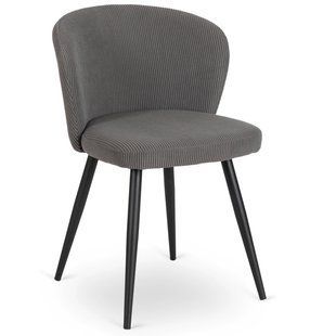 Стул MEBEL ELITE HAILEY Velvet Серый