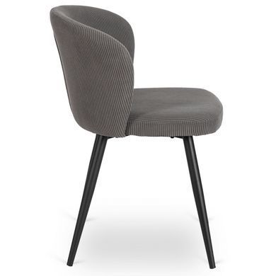 Стілець MEBEL ELITE HAILEY велюр Сірий