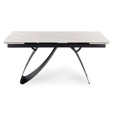 Обідній стіл MEBEL ELITE DEVON 160(220)*90 см Білий