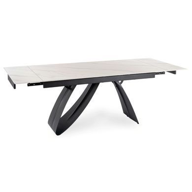 Обідній стіл MEBEL ELITE DEVON 160(220)*90 см Білий