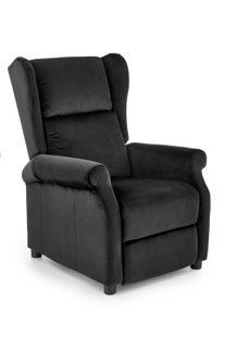 Кресло Agustin 2 Velvet Черный HALMAR