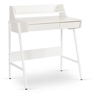 Письменный стол MEBEL ELITE PERI 77 см Белый