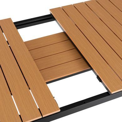 Розкладний садовий стіл MEBEL ELITE ARGOS 160-260 см Дуб