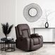 Масажне крісло MEBEL ELITE BOX екошкіра: темно-коричневий