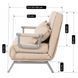 Розкладний диван MEBEL ELITE BART 2 Бежевий