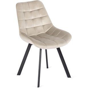 Стул бархатный MEBEL ELITE RICK Velvet Кремовый