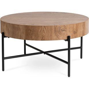 Журнальный стол MEBEL ELITE BELIEF 84*84 см Дуб