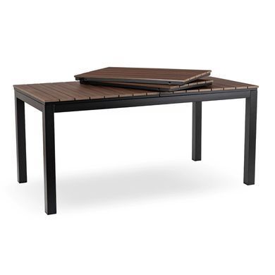 Розкладний садовий стіл MEBEL ELITE ARGOS 160-260 см Горіх