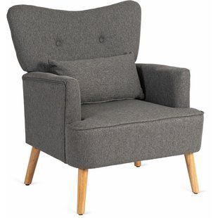 Крісло м'яке MEBEL ELITE BUNNY Темно-сірий