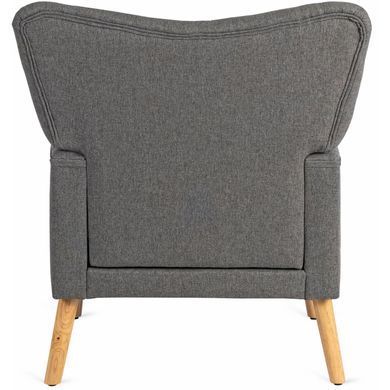 Кресло мягкое MEBEL ELITE BUNNY Темно-серый
