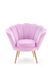 Кресло Amorino Velvet Розовый HALMAR