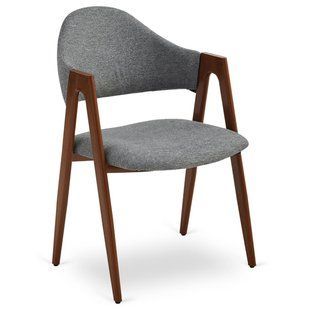 Стул MEBEL ELITE RUIZ ткань: серый/орех