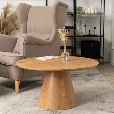 Журнальный стол MEBEL ELITE CARLY MAX 80*80 см Дуб