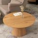 Журнальный стол MEBEL ELITE CARLY MAX 80*80 см Дуб